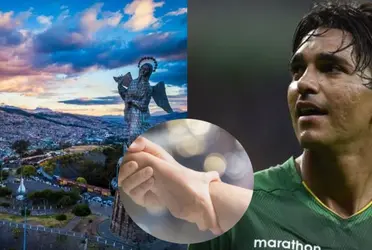 El goleador boliviano se mostró en las redes llevando a cabo actividades sociales.