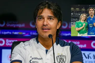 La pareja del delantero boliviano compartió una foto en la que aparece Moreno Martins mostrándose muy elegante.