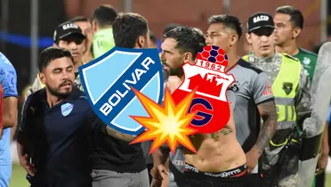 Luego de la batalla campal ante el "Celeste", así se va recuperando el futbolista afectado