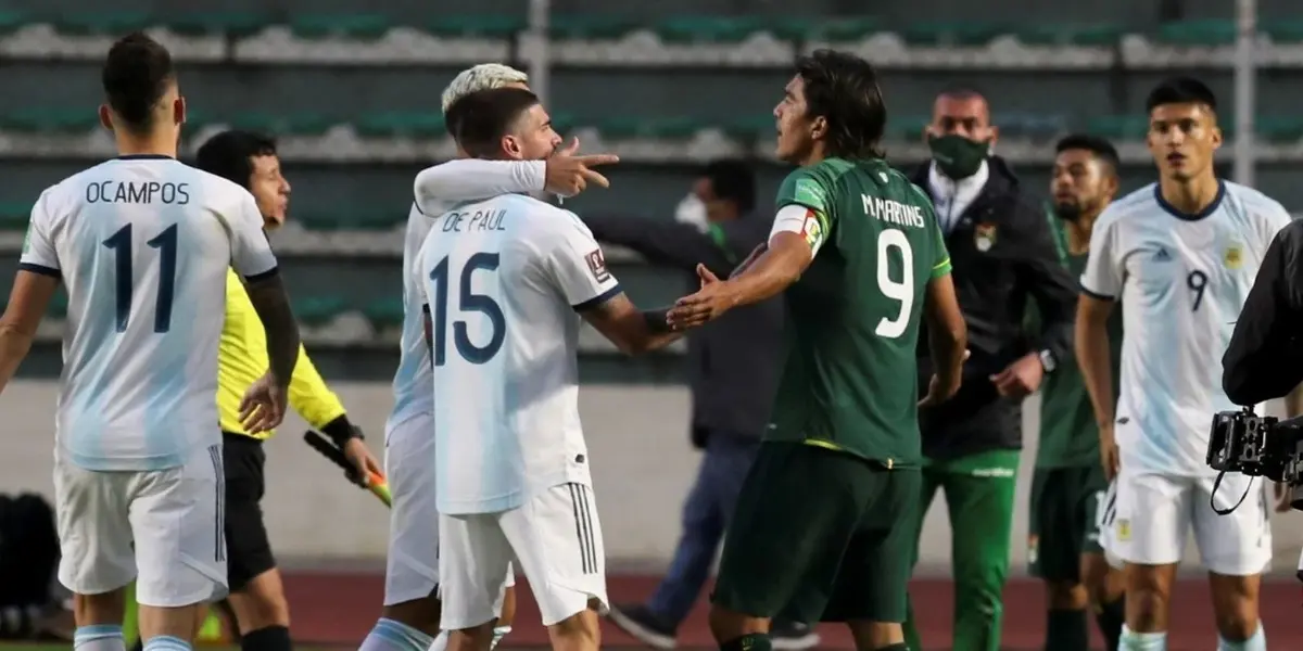 El delantero del seleccionado boliviano se mostró enojado por la recibida que le hicieron al mejor jugador del mundo.