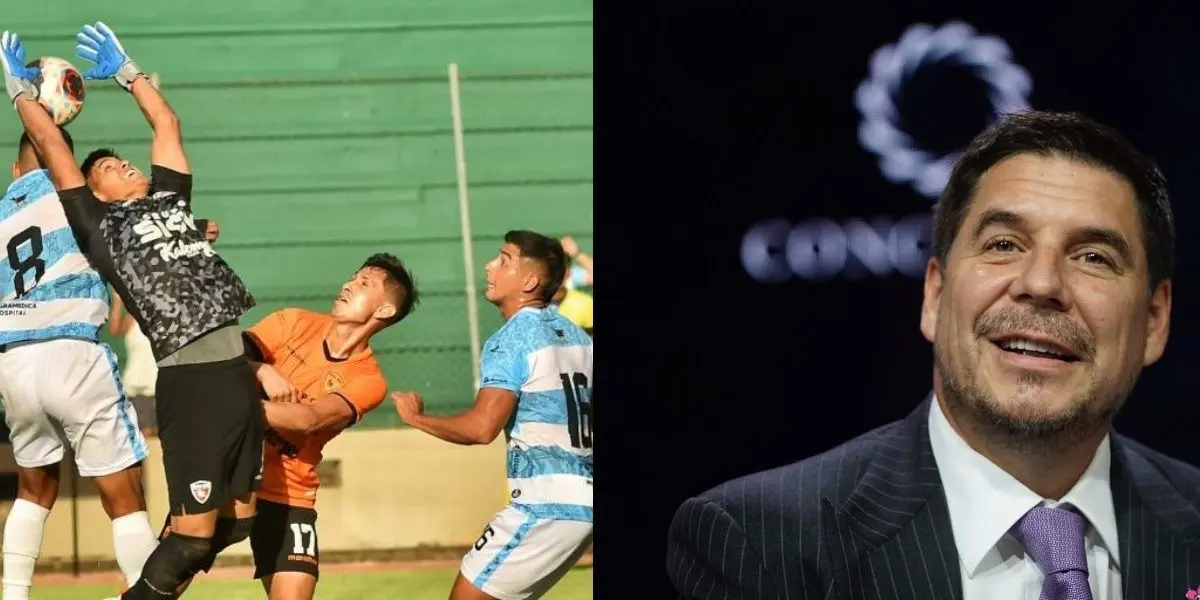 El directivo de un club de Bolivia hizo un reclamo desmedido al ser perjudicado por el arbitro.