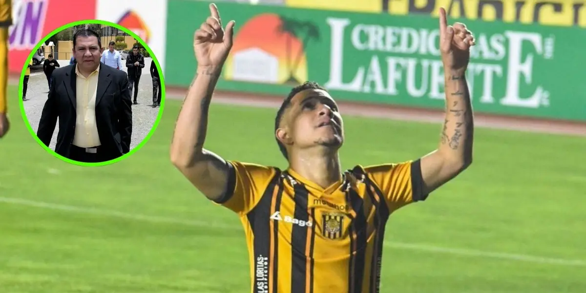 El jugador colombiano le dedicó unas sentidas palabras al ex presidente aurinegro.