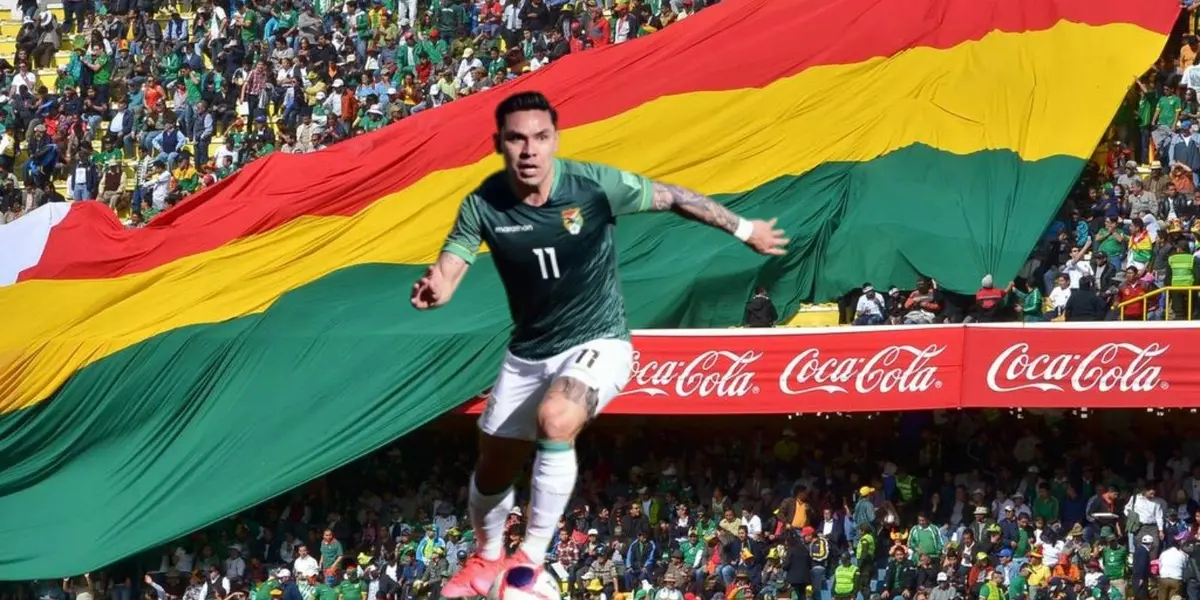 El jugador de Bolívar y del seleccionado boliviano compartió fotos con su pareja.