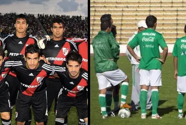 El jugador que brillaba en River Plate y jugó mucho tiempo en la Selección de Bolivia. 