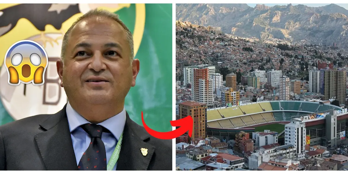 El presidente de la Federación Boliviana de Fútbol y un fuerte mensaje 