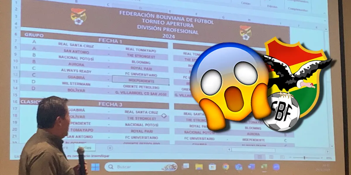 La federación dio a conocer cómo se jugará el primer torneo del año en Bolivia