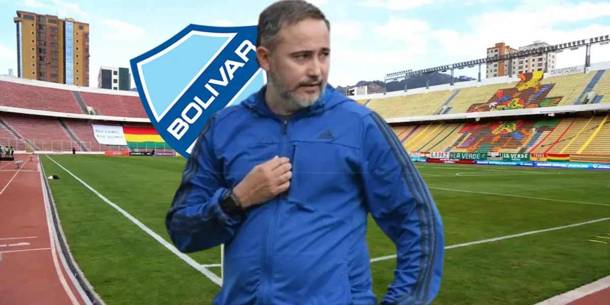 Para el primer partido del Bolívar, el DT colocaría en cancha una particular defensa