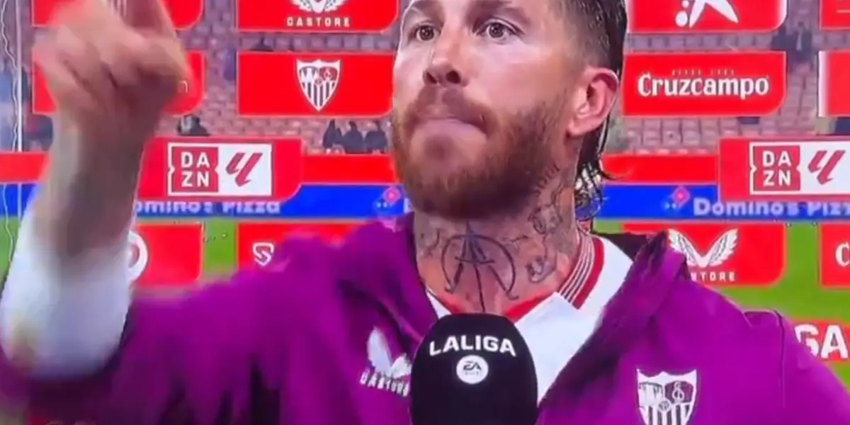 Ramos perdería la paciencia en medio de la entrevista post partido